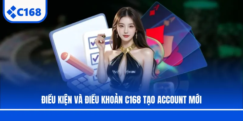 Điều kiện và điều khoản C168 tạo account mới