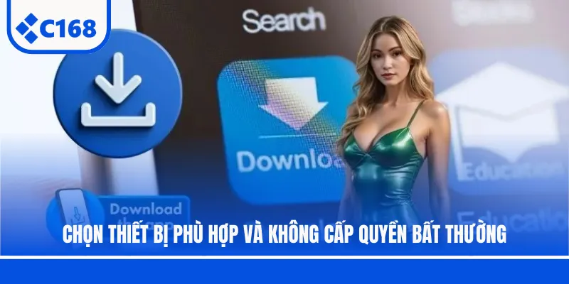 Chọn thiết bị phù hợp và không cấp quyền bất thường